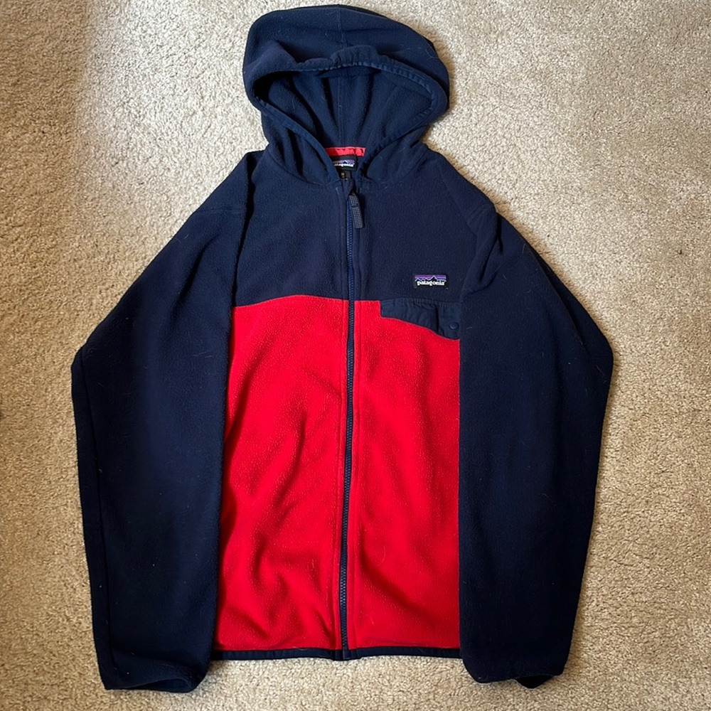 Patagonia Kids' Micro D® Snap-T® Fleece Jacket, size Medium (10)